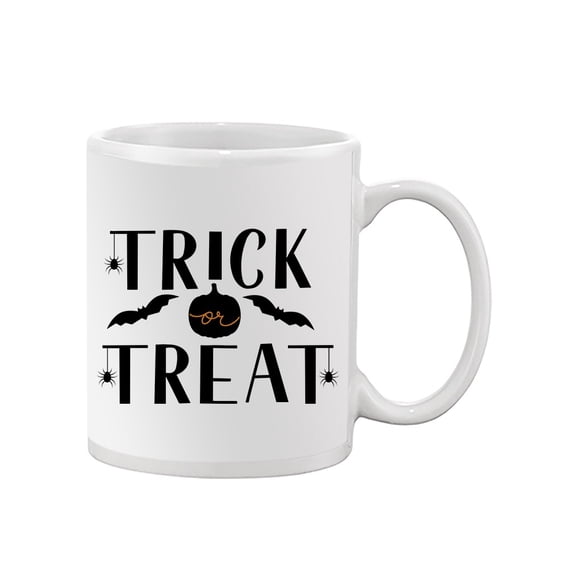 Trick Or Treat Halloween Quote Mug - Image by Shutterstock,