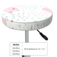 thumbnail image 2 of Uemuo Cute Pigs Pattern Round Bar Stool Seat Covers Washable Stool Cushion Slipcover Elastic Bar Chair Covers-, 2 of 7