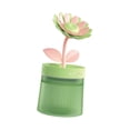 thumbnail image 2 of Mini humidificador Humidificador Humidificador Muto en forma de flor 260 ml de lámpara nocturna portátil Difusor de aceite esencial para la oficina Verde, 2 of 8
