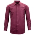 thumbnail image 2 of Manchester Camisa de Vestir Regular Fit  Guindo, 16.5" Cuello 32" Manga Manchester 5020A, 2 of 4