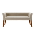 thumbnail image 3 of Porthos Home Nevis Fabric Upholstered Bench with Rubberwood Legs, 3 of 7