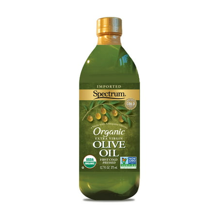 Spectrum Organic Extra Virgin First Cold Pressed Imported Olive Oil, 12.7 Fl