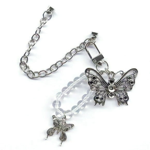 Chaîne de Étui de Téléphone Papillon Mignonne Bracelet de Étui de Téléphone Support de Prise Accessoire