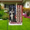 thumbnail image 2 of American Flag I Am Your Border Collie Dog Flag Proud Garden Flag, Double-Sided Decorative Outdoor Flag, Patriotic Polyester Yard Flag 12 x 18 in, 2 of 5