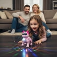thumbnail image 5 of SharkTRUE Interactive Robot Cat Toy, Light Up with Music & Walking, Leash For Kids, 5 of 10