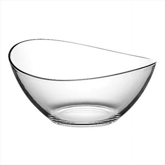 Majestic Gifts E60964-US Papaya 9.4 in. High Quality Glass Bowl