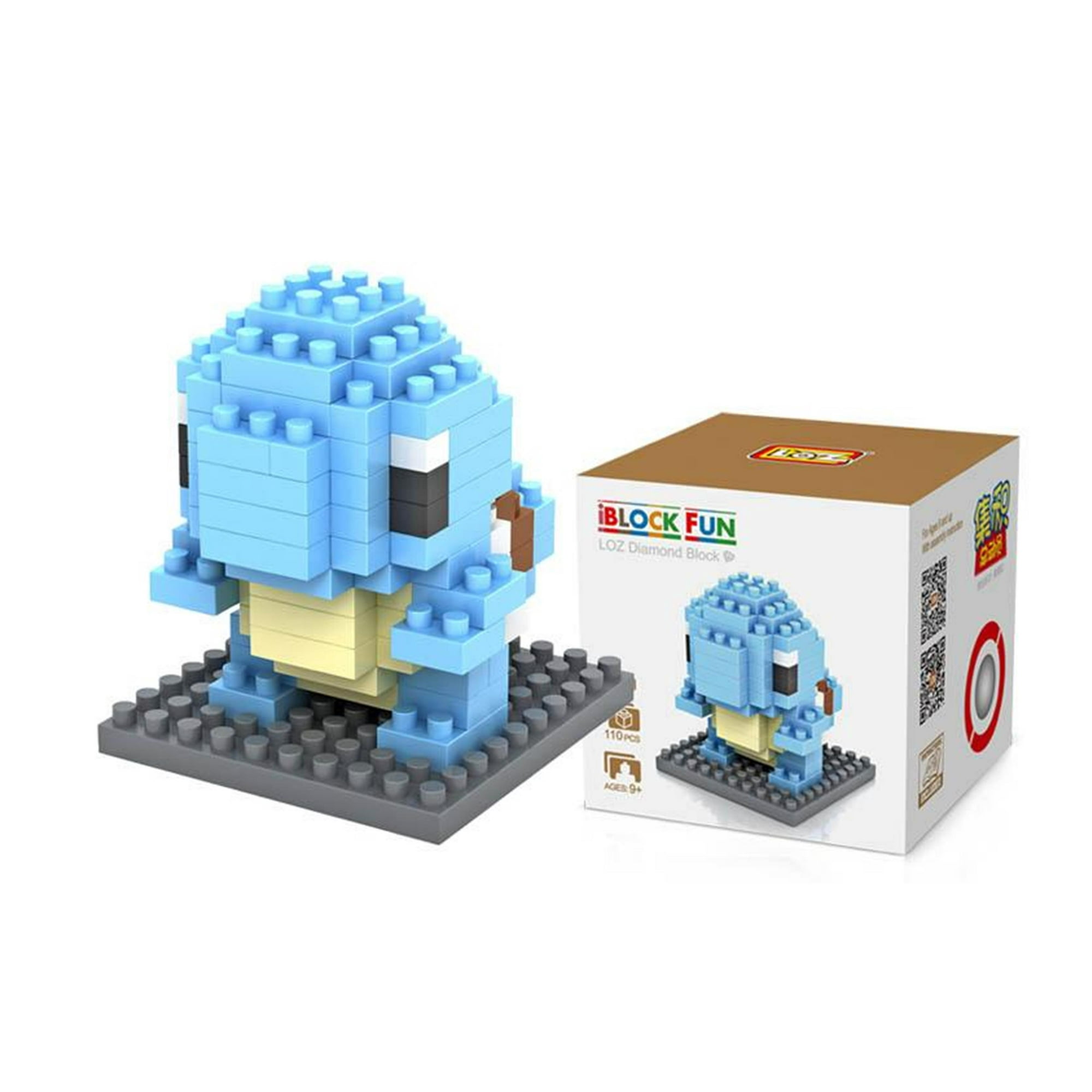 Loz Diamond Blocks Series Squirtle 9140 Blue S