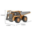 thumbnail image 2 of Remote Control Excavator Toy  Channel RC Construction Vehicles Hydraulic Haulers Digger Toys Gift, 2 of 7
