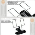 thumbnail image 5 of PPKVUFD 1Pc Metal Book Stand for Desk, Adjustable Reading Rest Book Holder, Portable Cookbook Documents Holder, Sturdy Typing Stand for Recipes Textbooks Tablet Music Books with Page Clips (Black), 5 of 6