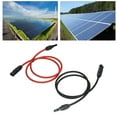 thumbnail image 4 of 10AWG Solar Extension Cable,  Conductivity Insulation Shell Solar Panel Extension Cable  For Generation Equipment 1m / 3.3ft,3 M / 9.8ft,5m / 16.4ft,10m / 32.8ft, 4 of 8
