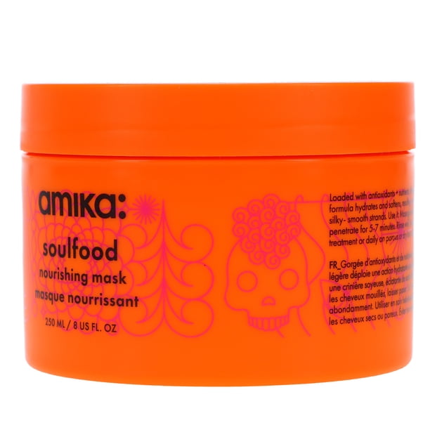 Amika Soulfood Nourishing Mask 8 oz - Deep Conditioner for Dry and