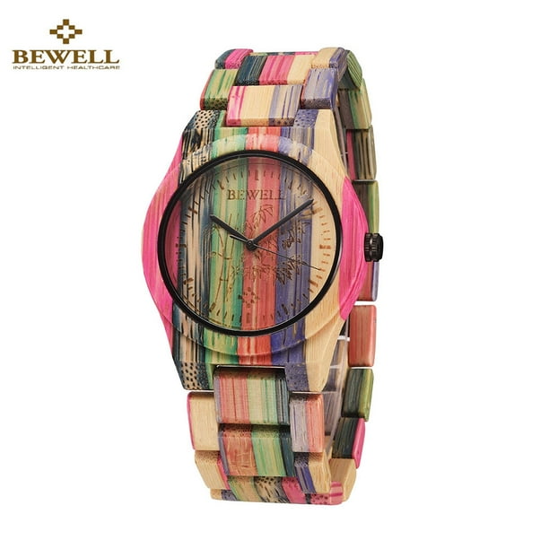 Bewell best sale bamboo watch