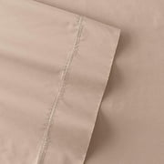 The Big One Percale Sheet Set (Twin, Travertine), 275 Thread Count, 3PC Set, 16" Pockets, PIMA Cotton Blend, Easy Care