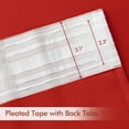 thumbnail image 4 of Cortinas MIULEE 2 Paneles 132x213 cm Termoaislantes Opacas Rojas, 4 of 9