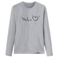 thumbnail image 4 of Pompotops T-shirt à Manches Longues et Col Rond Imprimé pour Femmes, 4 of 4