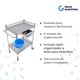 thumbnail image 4 of Carrito de Servicio Médico Gran Shopping, Acero Inoxidable, Ideal para Laboratorios y Consultorios plateado Unitalla, 4 of 8