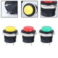 thumbnail image 3 of HLONK 12V 16mm Start Switch Boat Horn Metal Round Button Momentary Switch for Car Boat, 3 of 6