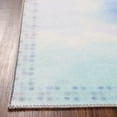 thumbnail image 5 of Abstract Watercolor Indoor Flatweave Polyester Anti-Skid Kids' Area Rug, 4' x 6', Cerulean Blue by Superior, 5 of 6