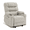 Light Grey, variant on MCombo Power Recliner Faux Leather Living Room Electric Reclining Chair, No Lift, 621 (Light Grey)