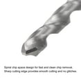 thumbnail image 3 of Uxcell 3.5mm C2/K20 Tungsten Carbide Straight Shank Spiral Flutes Twist Drill Bit, 3 of 5