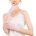 thumbnail image 5 of Womens Gloves Winter Gloves Women's Fashion Solid Color Five Finger Gloves Breathable Sunscreen Solid Color Etiquette Gloves, 5 of 5