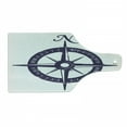 thumbnail image 1 of Compass Cutting Board, Sailing Compass with a Giant on with a Windrose Dark Purple Tones, Decorative Tempered Glass Cutting and Serving Board, Wine Bottle Shape, Dark Purple White, by Ambesonne, 1 of 1