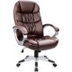 thumbnail image 1 of Homall Office Chair High Back Computer Desk Chair, PU Leather Adjustable Height Modern Executive Swivel Task Chair My Lux Decor Round, 1 of 10