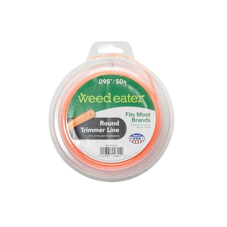 Weed Eater .095 in. x 50 ft. Round Replacement String Trimmer (Best Weed Eater Line)