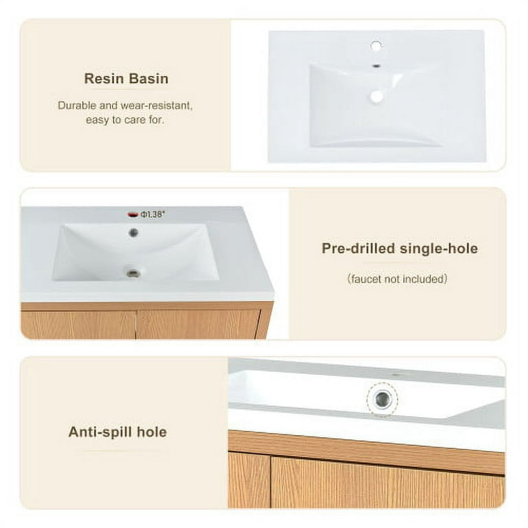 Bathroom Sink Vanity Cabinet Set - CP-VAN-7016D