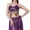 Purple, variant on Women's Sparkly Sequin Tassel Cami Tops Dance Crop Tops with Bulit in Padded Y2k Going out Tops Night Club Party Glitter Halter Tube Top Red