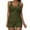 Army Green, variant on qucoqpe Womens Two Piece Tankini Swimsuits Floral Print V Neck Pleated Modest Bathing Suits Tankini Tops with Boyshorts
