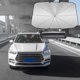 thumbnail image 2 of Parasol de coche,Parabrisas Sombrilla Plegable,Parasol para coche,parasol,eje flexible,Parasol de parabrisas, Visor Protector Coche Ventana delantera,Cubiertas de parabrisas shamjiam Parasol de coche, 2 of 5