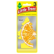Little Trees Auto Air Freshener, Hanging Card, Sliced Fragrance 3-Pack