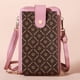 thumbnail image 1 of pstuiky Bolsos para teléfono móvil con pantalla táctil para mujer, mini bolsos bandolera de piel para móvil, bolso de hombro con cartera y ranuras para tarjetas de crédito, 1 of 3