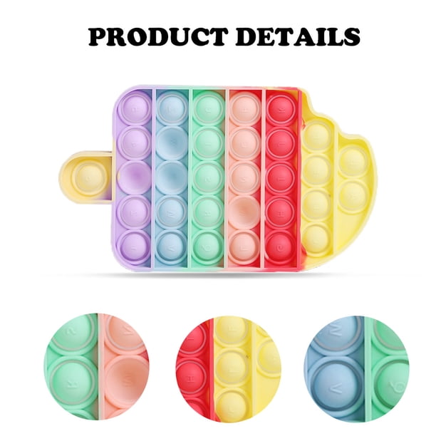 Soft Vent Toys Push Bubble Sensory Toys Juego de educación temprana para niños adultos Likrtyny juguetes de los niños