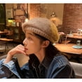 thumbnail image 2 of Warm Berets for Women Solid Color Beret Hats for Women French Style Beanies Winter Hat Casual Knit Hat Chic Lady, 2 of 7