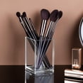 thumbnail image 5 of Transparent Makeup Brush Holders - 2 Pack, Acrylic Cosmetic Brush Eyeliner Storage for Dresser and Countertop, Desk Pen Pencil Cup Pot, 5 of 5