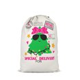 thumbnail image 1 of 10 MOQ personalizado Santa Sacks sublimación ornamento en blanco decoración dinosaurio bolsa de Navidad con logotipo, 1 of 4