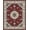 Red Ivory, Pattern 9, variant on ODIKA 8'x10' Washable Area Rug Boho Vintage Inspired Medallion With Floral Scroll And Border for Living Room, Under Sectional, Family , Durable, Non-Slip
