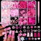 thumbnail image 1 of Set de colgantes para uñas Namifin 3D con forma de oso de gominola rosa y lazo con forma de mariposa, 1 of 6