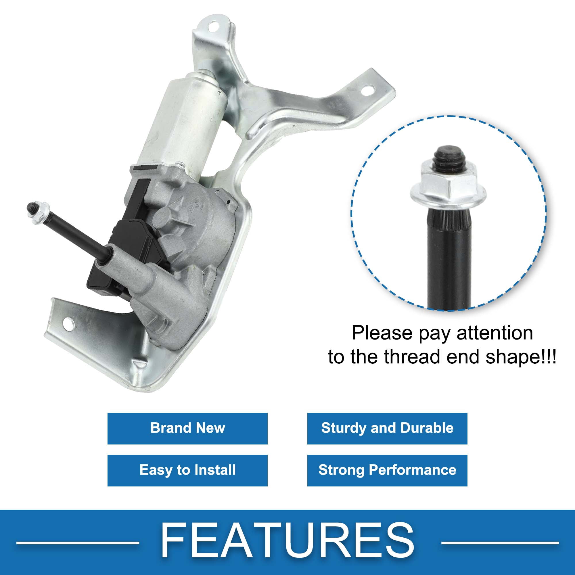 Unique Bargains Rear Windshield Wiper Motor Replacement for Honda Fit 2009-2014