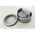 thumbnail image 2 of Embellecedor del altavoz de puerta para Mercedes W205 C-Class C250, 1set(4pic), plateado, 2 of 2