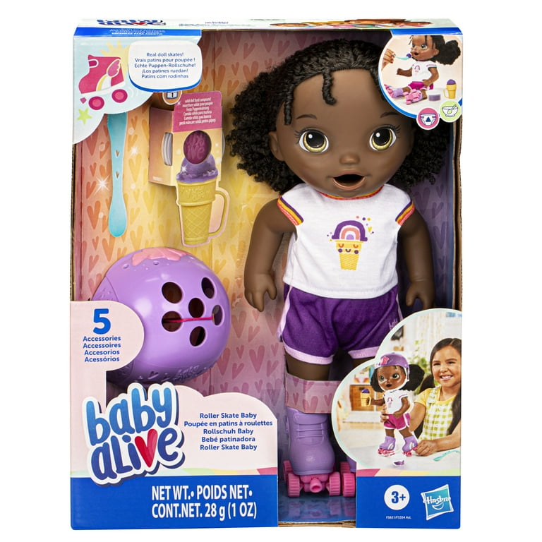 Baby Alive Roller Skate Baby Doll with Brown Hair, 12 Inch Doll, Only at  Walmart - Yahoo Shopping