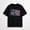 Black-53, variant on July 4thWashington Riding Shark Funny July 4th American Flag T-Shirt