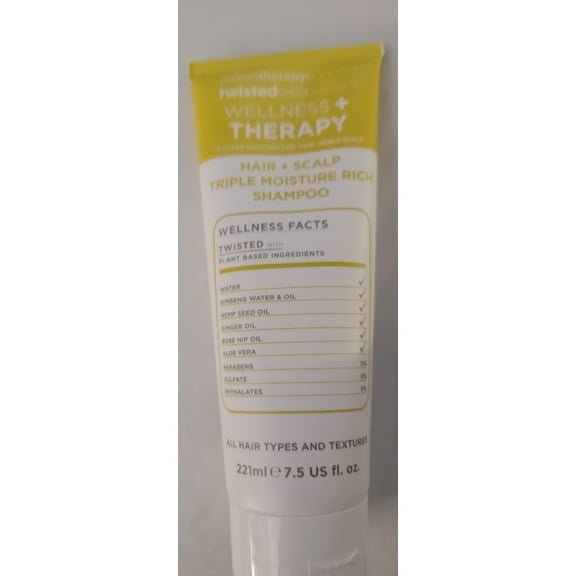 Twisted Sista Wellness   Therapy Hair & Scalp Triple Moisture Rich Shampoo – 7.5 oz