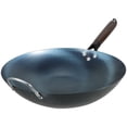 thumbnail image 4 of Traditional Iron Wok Iron Frying Pan Home Frying Pan Gas Stove Cooking Pot, 4 of 8