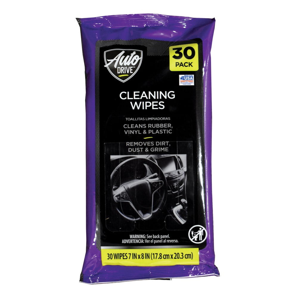 Auto Drive Interior Car Cleaning Wipes (30 Count)