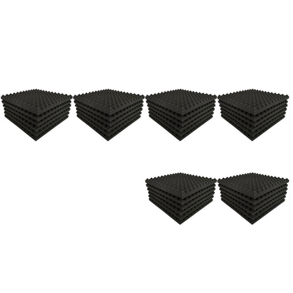 72 Pack Shape Soundproof Foam Sound Proof Padding Treatment Panel for Insulation