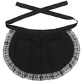 thumbnail image 1 of Miangastore Retro Kitchen Apron Lace Design Apron Waist Apron with Pockets for Cosplay Kitchen Cooking, 1 of 8