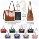 thumbnail image 3 of Womens Leather Purses and Handbags Top Handle Satchel Bags Tote Bags Tote Purses for Women(Brown ), 3 of 4